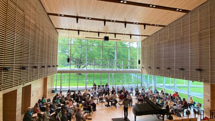 Berkshire Choral International workshop at the Tanglewood Learning Institute