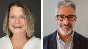 Kristen van Ginhoven and Aron Goldman